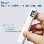 Cross-Border Nail Art Strip - LuxeGlow LCD Nail Lamp