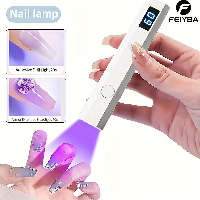 Cross-Border Nail Art Strip - LuxeGlow LCD Nail Lamp