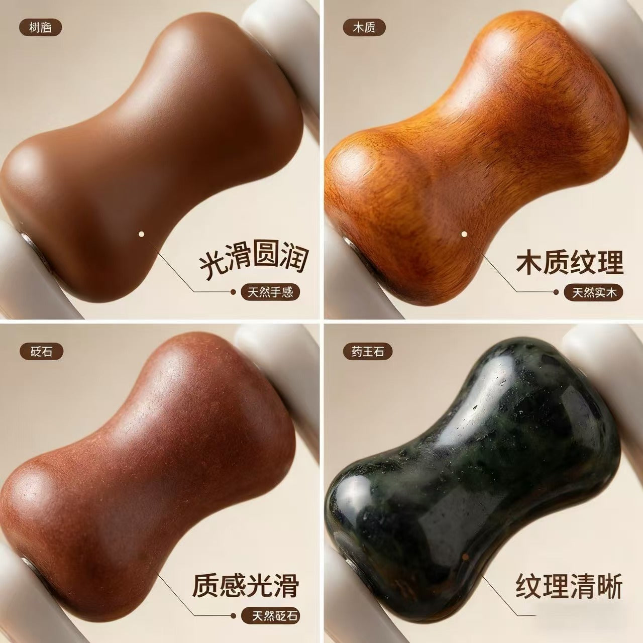 Finger Massager, Stone Roller Massage Clip, Hand Joint Meridian Dredging, Thinning and Lengthening, Finger Scraping Artifact