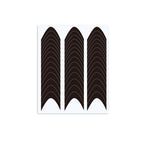 Nail Art French Sticker Paper Internet Celebrant Explosion Crescent Smile Line Auxiliary Sticker Nail Decoration Small Pattern Wavy Line Patch