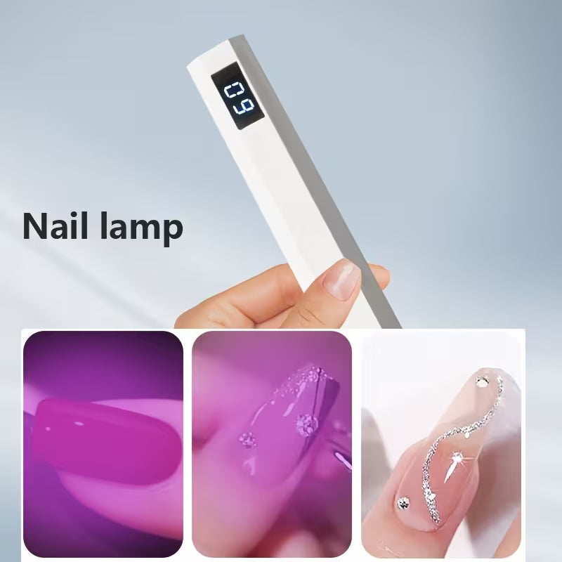 Cross-Border Nail Art Strip - LuxeGlow LCD Nail Lamp