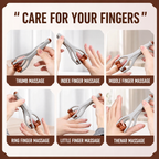 Hand Joint Meridian Massager - Stone Roller Finger Tool