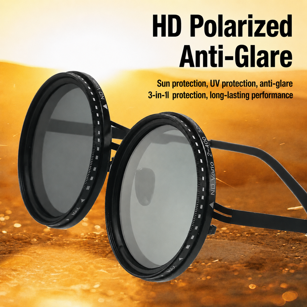 UV Protection Polarized Sunglasses Men Adjustable Lens
