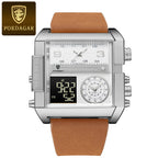 Swiss brand new electronic watch double display fashion waterproof quartz watch live foreign trade explosions a generation of hair