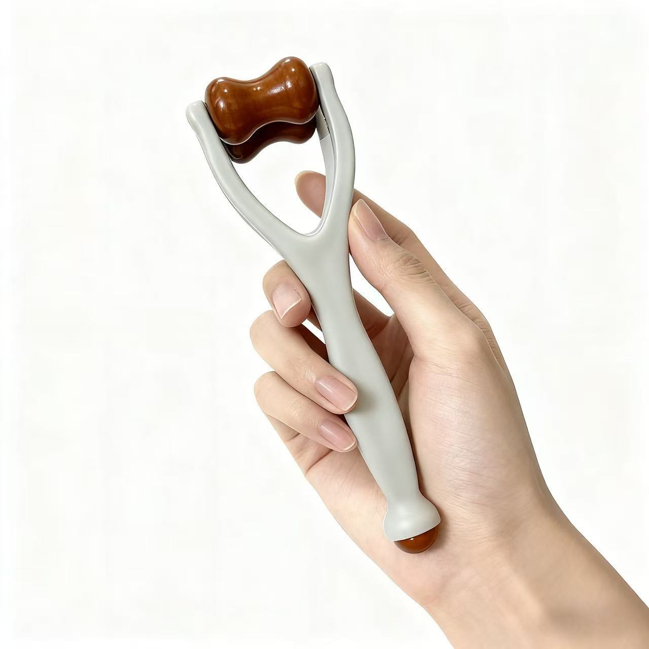 Finger Massager, Stone Roller Massage Clip, Hand Joint Meridian Dredging, Thinning and Lengthening, Finger Scraping Artifact