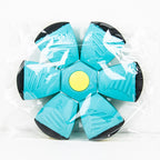 Factory wholesale magic flying saucer ball thickened children's toys elastic luminous stepping ball outdoor pat foot stepping ball