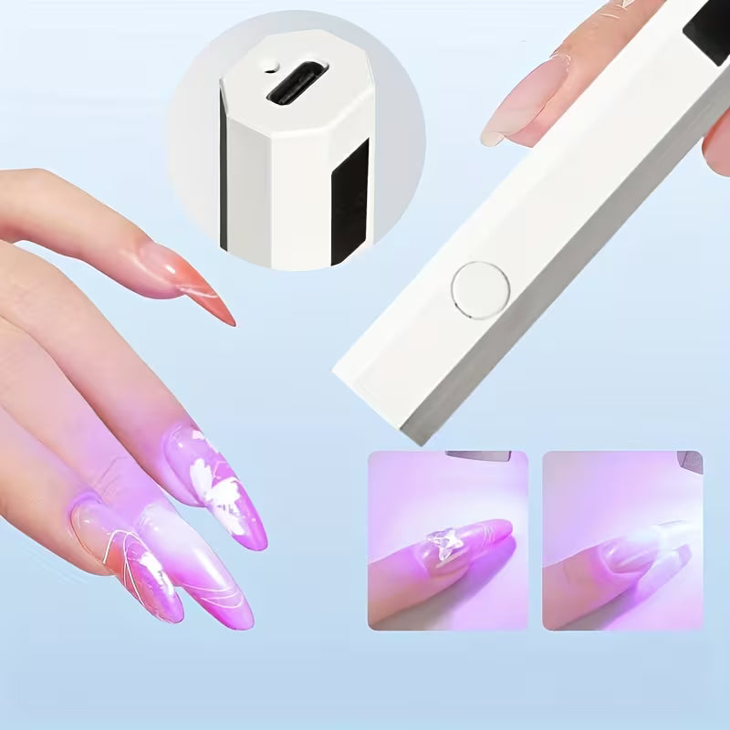 Cross-Border Nail Art Strip - LuxeGlow LCD Nail Lamp