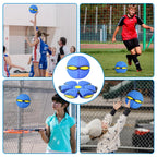 UFO Magic Football Make it Flat Throw disc with Light Flying Toy with Ball for Kids and Pets