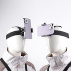 Smartphone Head Strap Mount - Headband with Phone Clip