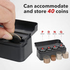 Car Coin Case Storage Organizer Portable Lightweight Box
