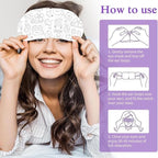 Steam Eye Mask for Dry Eyes Relaxing Warm Sleep Mask