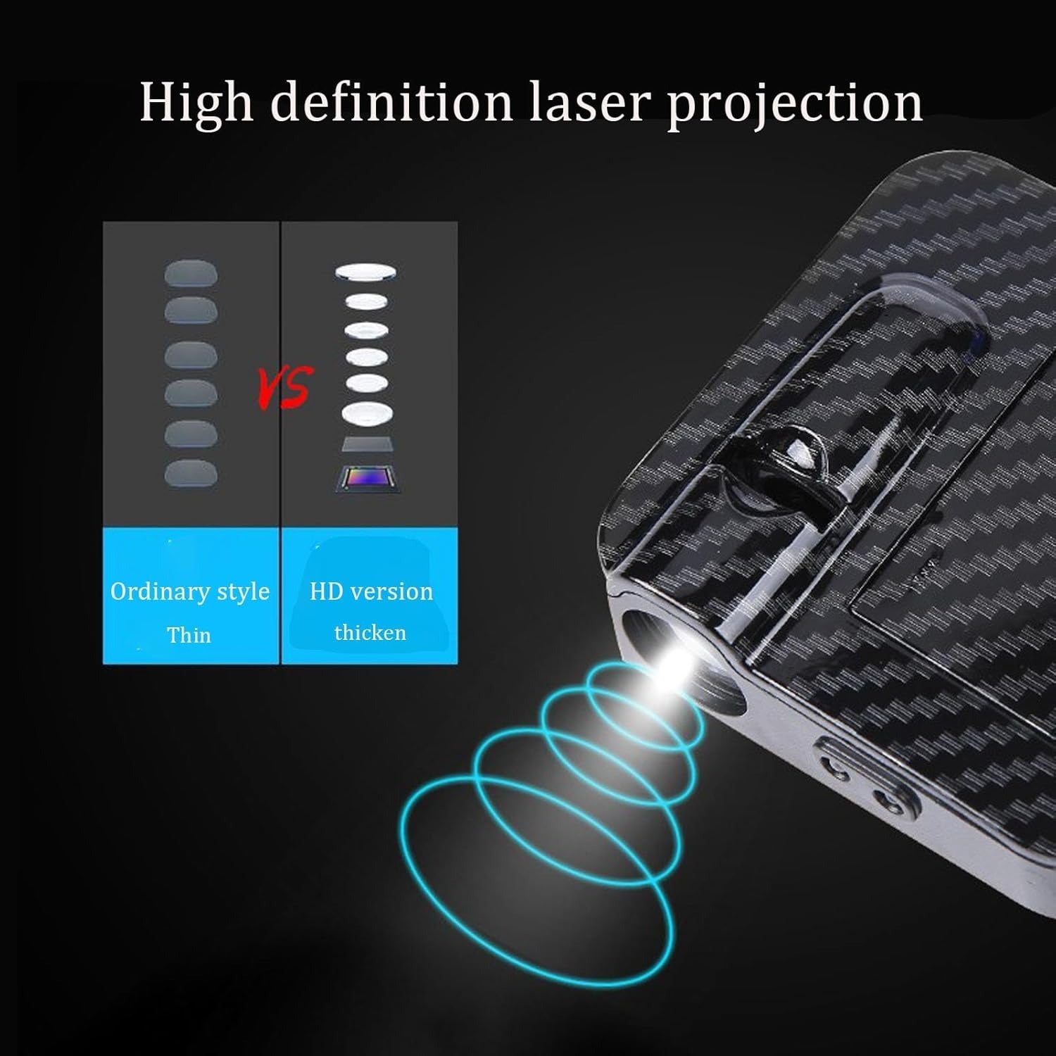 HD Car Door Projector Light LED Angel Wings Gadget