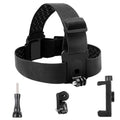 Smartphone Head Strap Mount - Headband with Phone Clip