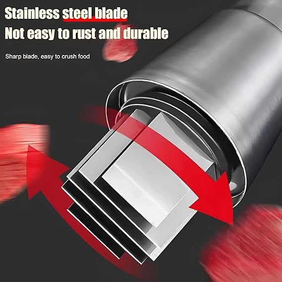 Stainless Steel Garlic Press Manual Masher Kitchen Tool