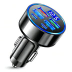 Universal 6-in-1 Car Charger - Multi-Device Fast Hub