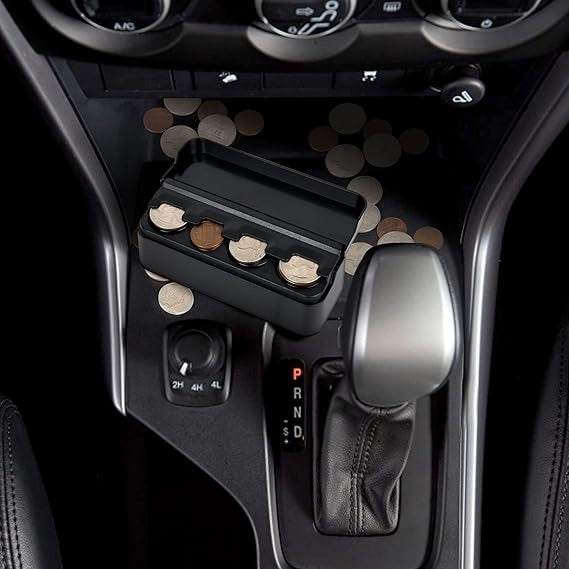 Car Coin Case Storage Organizer Portable Lightweight Box