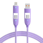 4-in-1 60W Fast Charging Cable - USB-C Multi-Charger