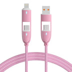 4-in-1 60W Fast Charging Cable - USB-C Multi-Charger