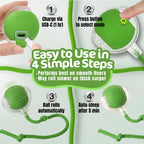 Smart Self-Rolling Cat Ball - Automatic Interactive Toy