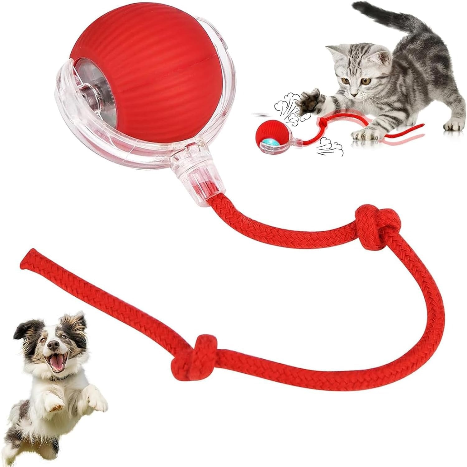 Smart Self-Rolling Cat Ball - Automatic Interactive Toy