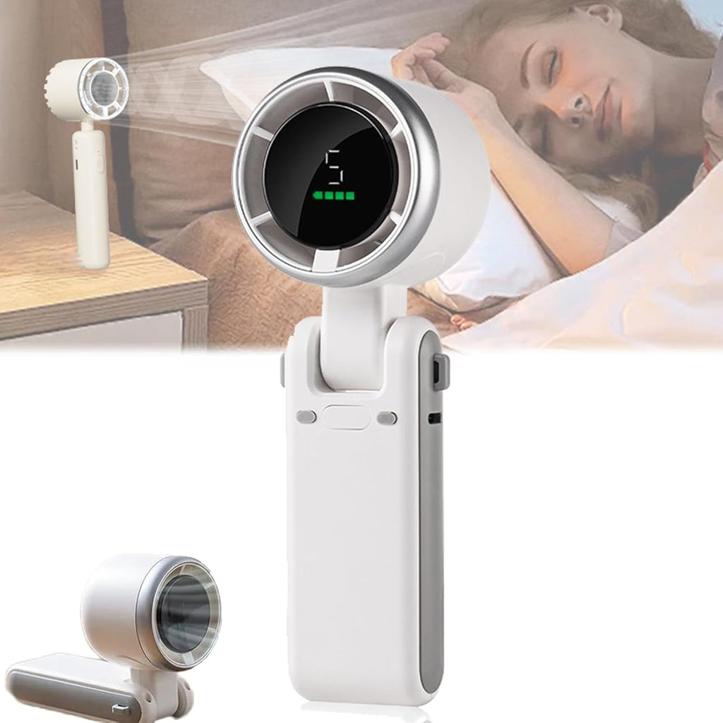 Turbo Handheld Fan with Digital Display 100 Speed Pro