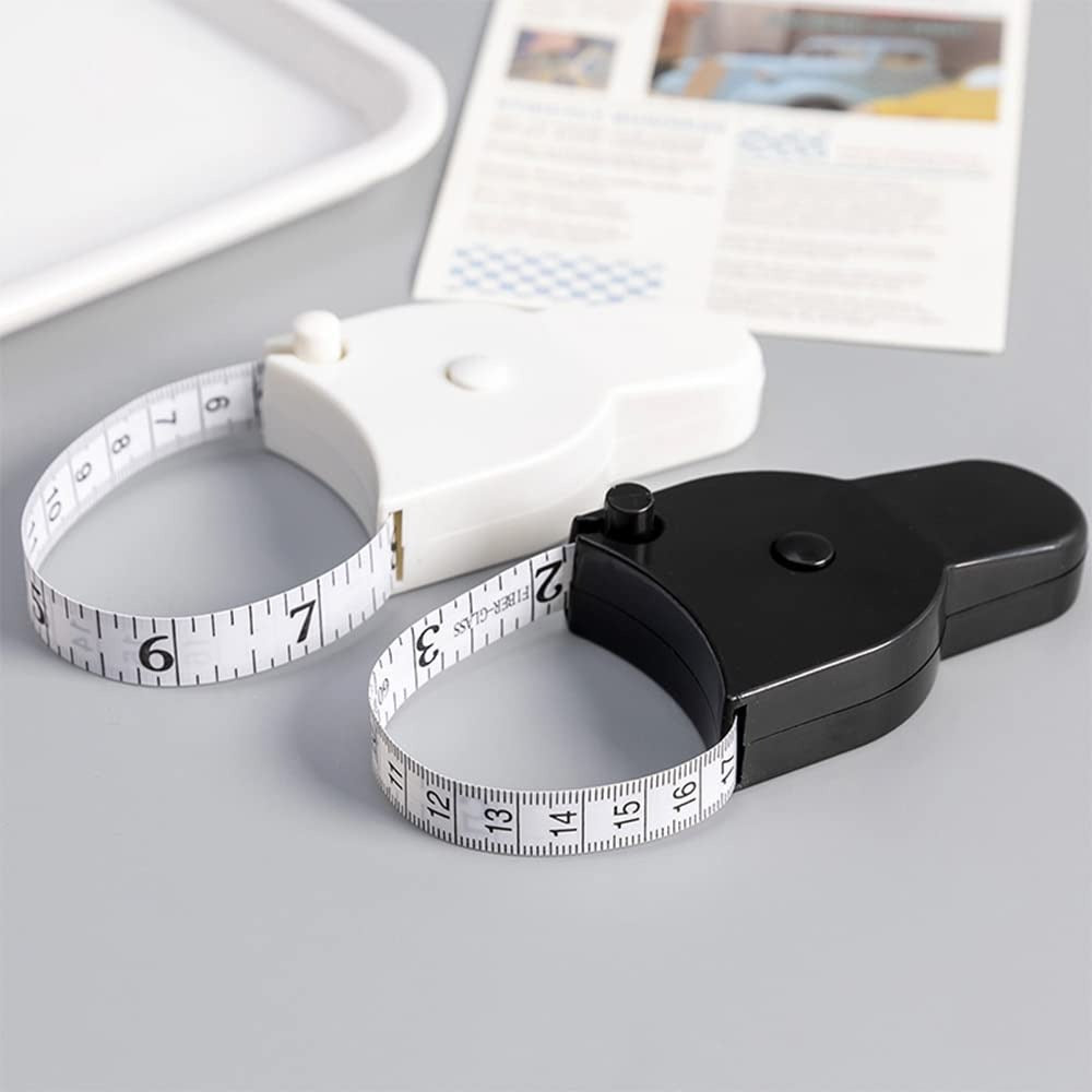 Retractable Body Measuring Tape with Lock Pin & Button