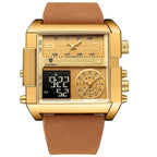 Men’s Fashionable Square Quartz Watch — A Modern Classic