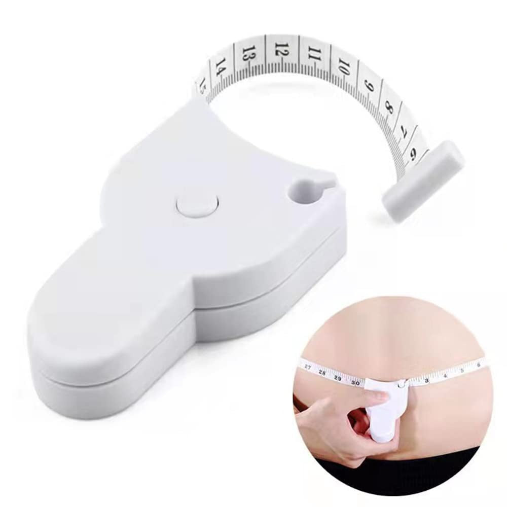 Retractable Body Measuring Tape with Lock Pin & Button
