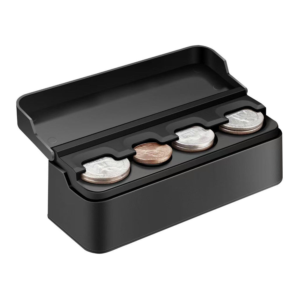 Car Coin Case Storage Organizer Portable Lightweight Box