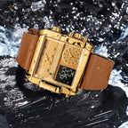 Men’s Fashionable Square Quartz Watch — A Modern Classic